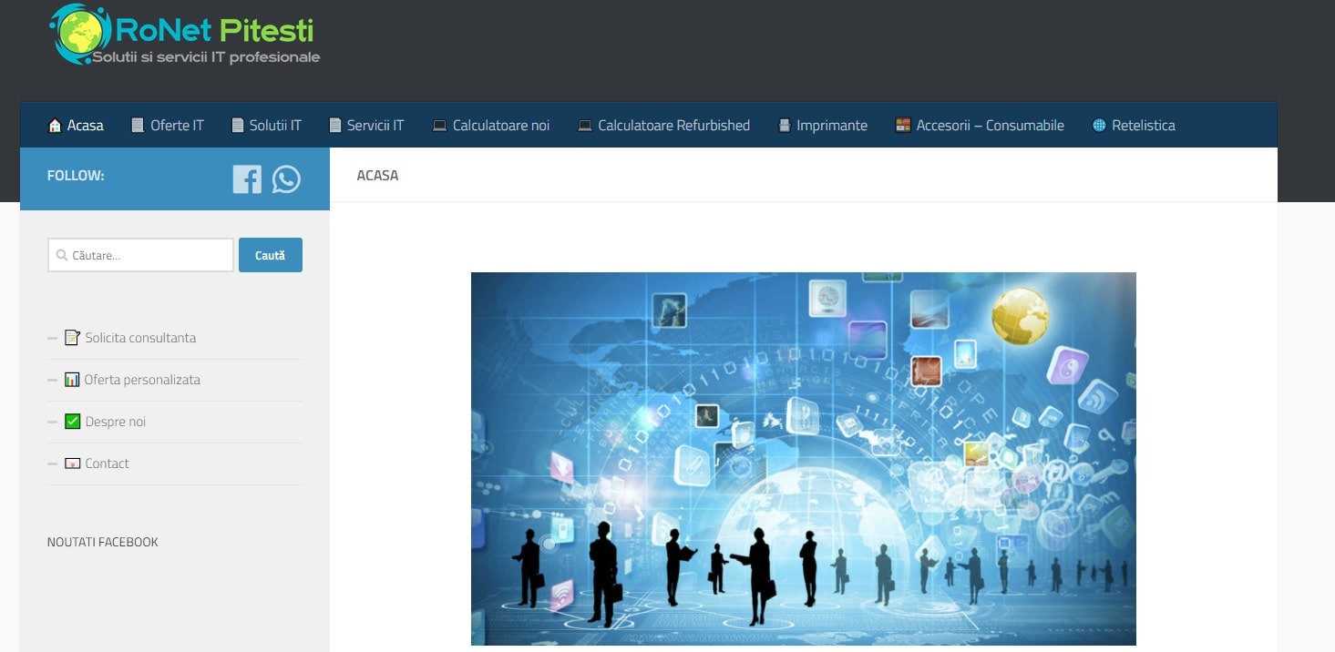 Portofoliu – Web site – bIT Total Services Pitesti